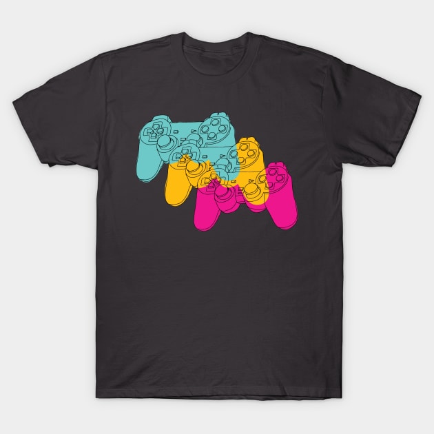 Layers of Controllers T-Shirt by Melbow2424